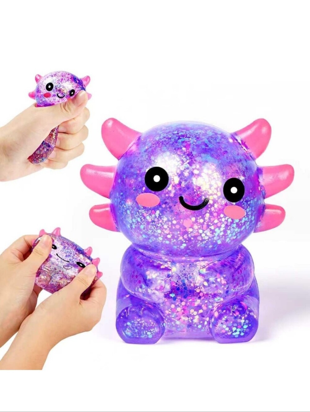Axolotl Sugar Squishy, Cute Malt Sugar Filled Sensory